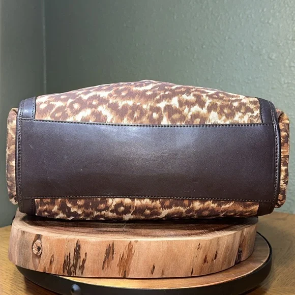 COACH Madison Ocelot Phoebe Shoulder Bag - Picture 10 of 16